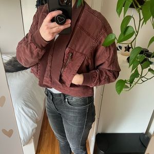Young Fabulous & Broke ‘Fara’ Jacket XS - burgundy